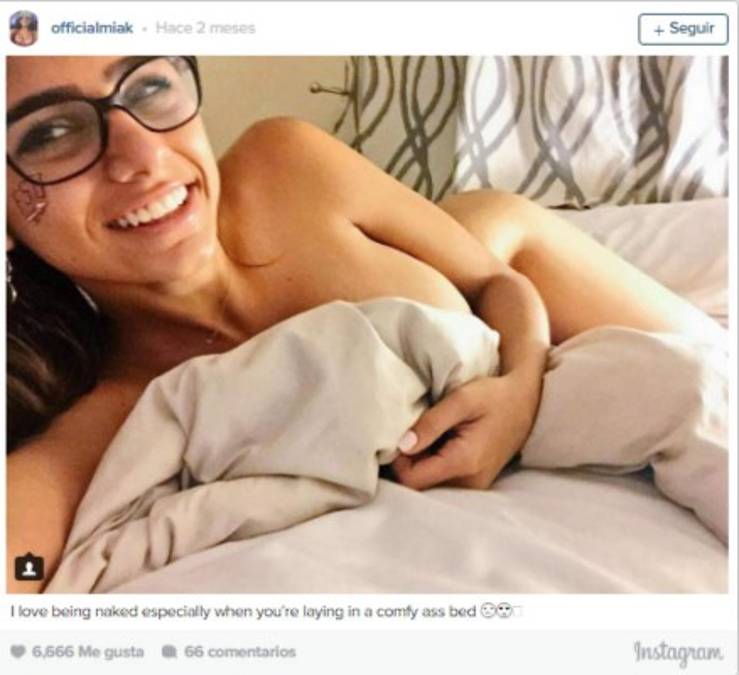 Mia Khalifa se mete en problemas al abrir nuevamente su Instagram
