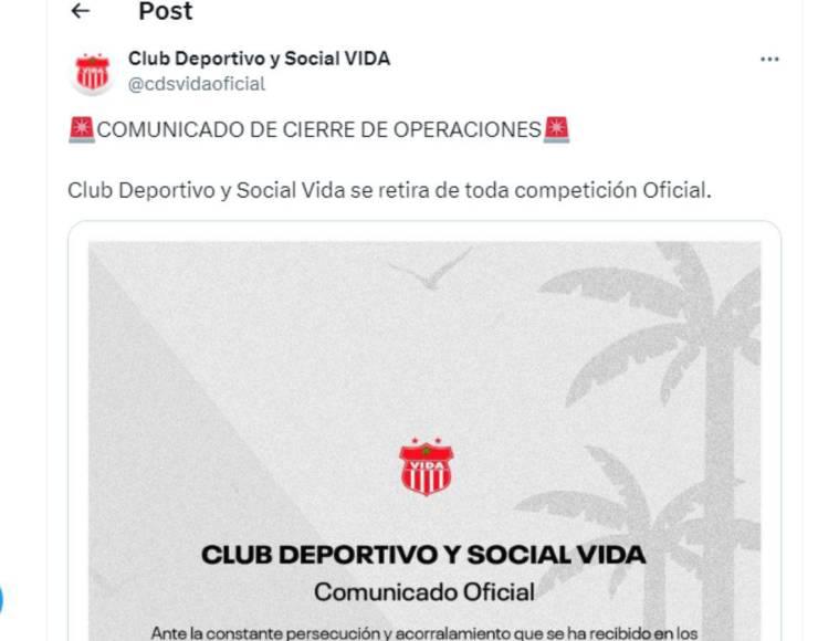 Conmoción por desaparición del CDS Vida: la prensa deportiva de Honduras señala al culpable y lo que pasará