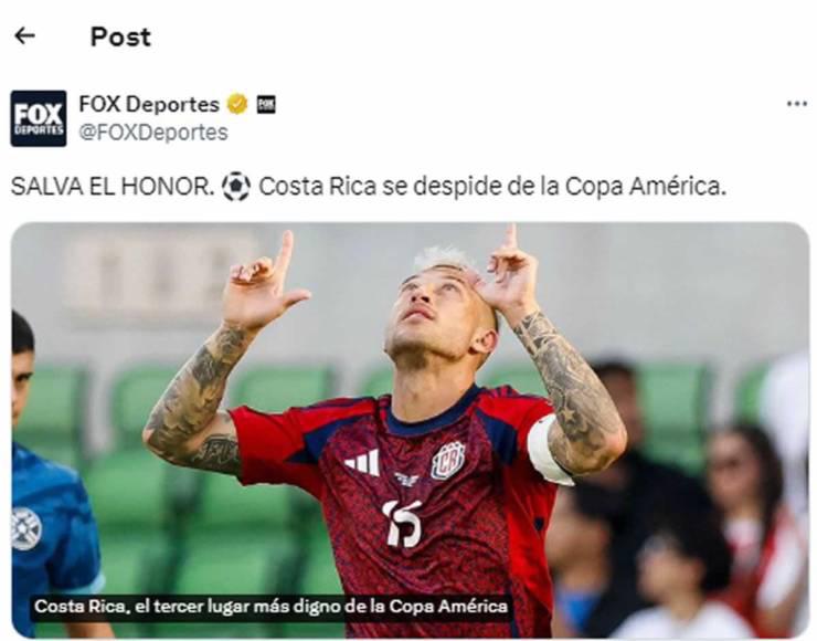“Ticabus pa’ casa” y “a ver los cuartos por TV”: la reacción de la prensa a la eliminación de Costa Rica de la Copa América