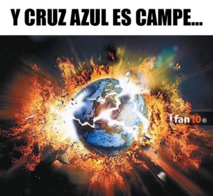 ¿El fin del mundo? Las redes estallan con crueles memes luego del título de Cruz Azul en la Liga MX