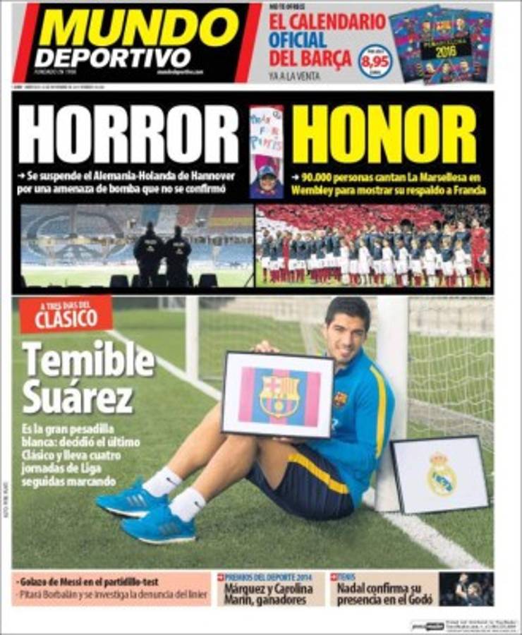 Las portadas más importantes del mundo del deporte de este miércoles