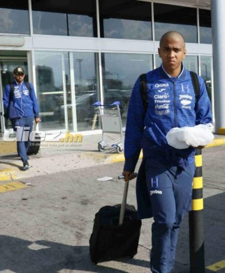 FOTOS: Jugadores de Selección de Honduras llegan tristes tras goleada ante Brasil
