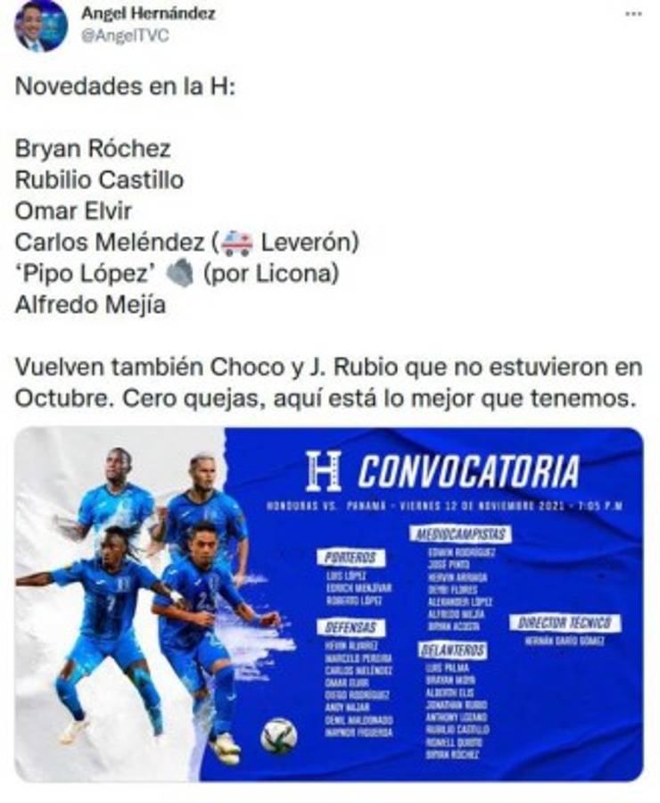 Sin reproches: prensa hondureña reacciona tras convocatoria de Honduras con 'Bolillo' Gómez