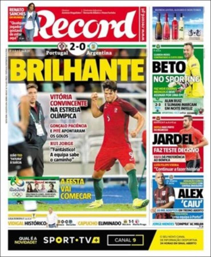 Las portadas de los diarios más importantes en el mundo deportivo