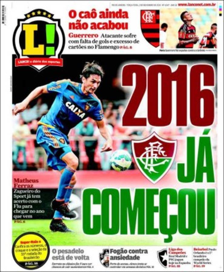 Las portadas más importantes del mundo del deporte de este martes