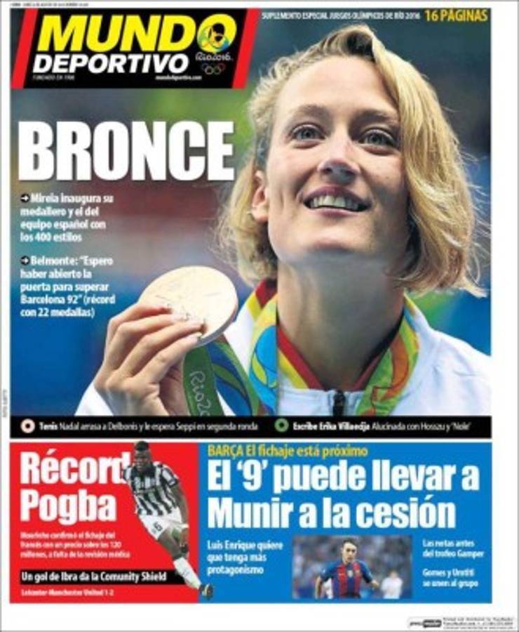 PORTADAS: Esto amaneció diciendo la prensa deportiva en el mundo