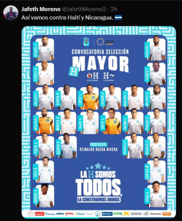 Empieza el sueño, Los elegidos de la H: así reaccionó la prensa a la convocatoria de Honduras para la eliminatoria