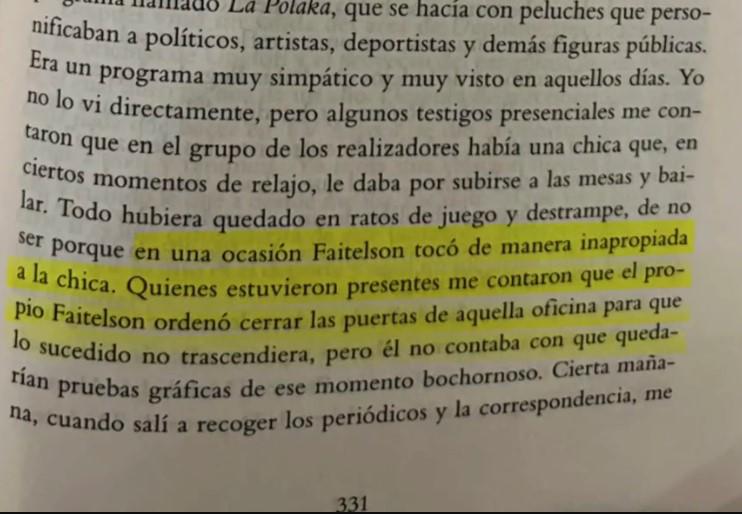 José Ramón Fernández acusó a Faitelson de abusar a una mujer y afirma que hay pruebas: Son fotos lamentables, muy sucias...
