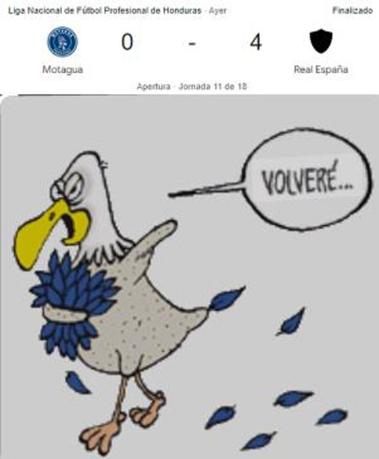 Motagua es humillado con terribles memes tras sufrir goleada por Real España en Tegucigalpa