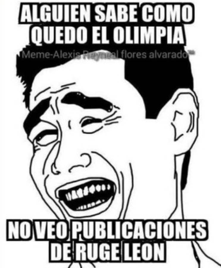 Motagua revienta con memes al Olimpia tras golearlo en Comayagua