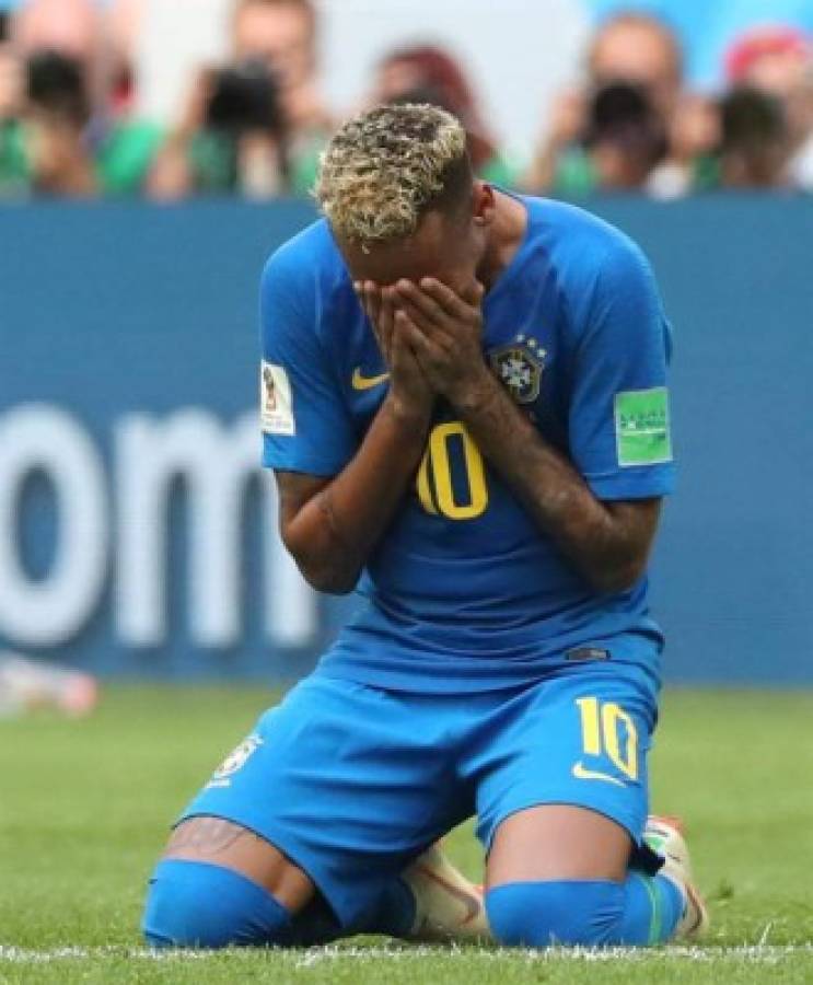 NO SE VIO POR TV: El llanto desconsolado de Neymar y la tristeza de los ticos en Rusia