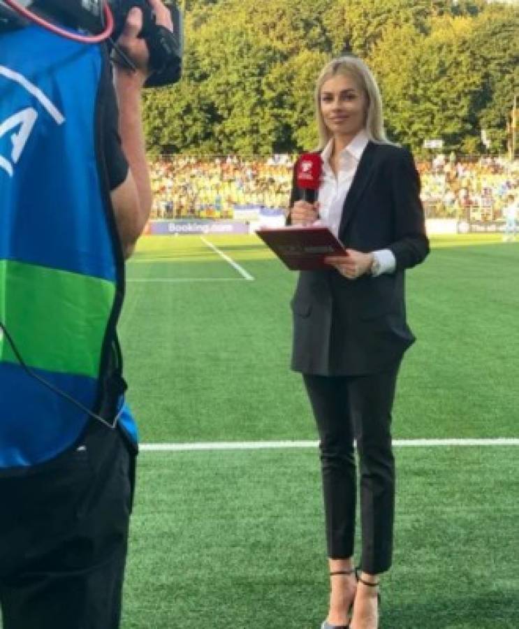 La hermosa periodista de Ucrania que tiene 'loco' a futbolista del Manchester City: 'Fue el sí más importante de mi vida'