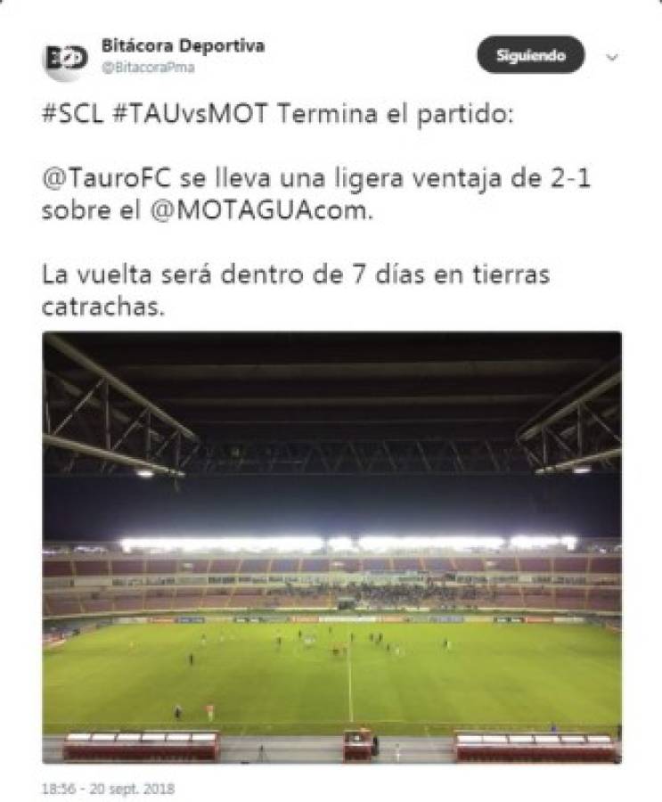 Así titulan los medios luego de la derrota de Motagua ante Tauro