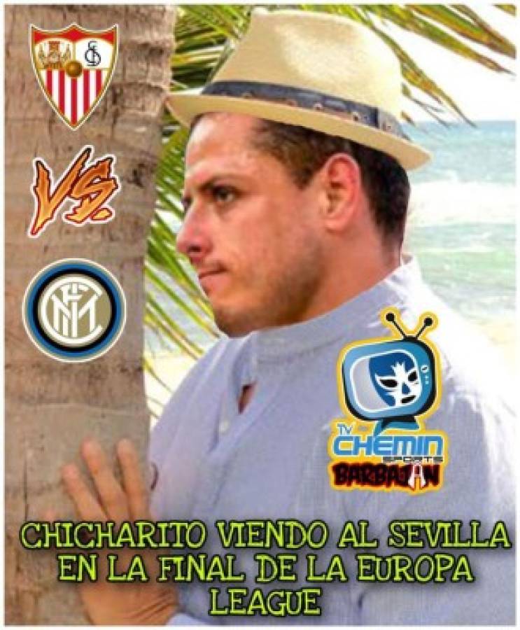 Los memes destrozan al Inter y Chicharito tras el nuevo título de Europa League del Sevilla