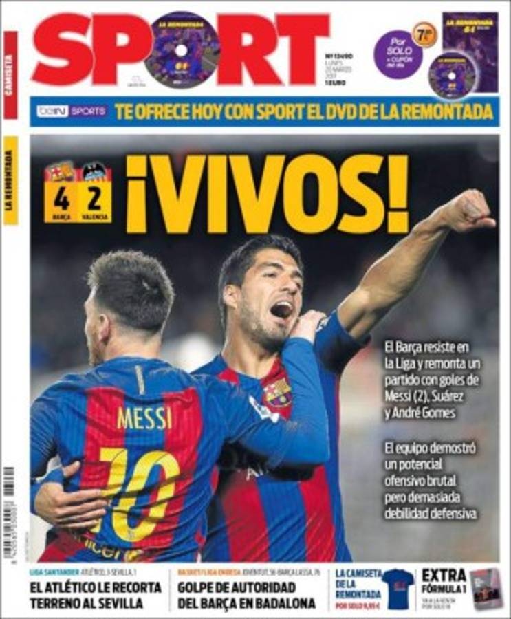 Así amanecieron hoy las portadas en el mundo del fútbol