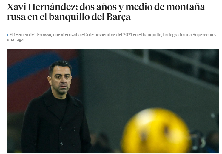 Xavi se va del Barcelona en junio y la prensa reacciona: “Se acabó la farsa; adiós a LaLiga”