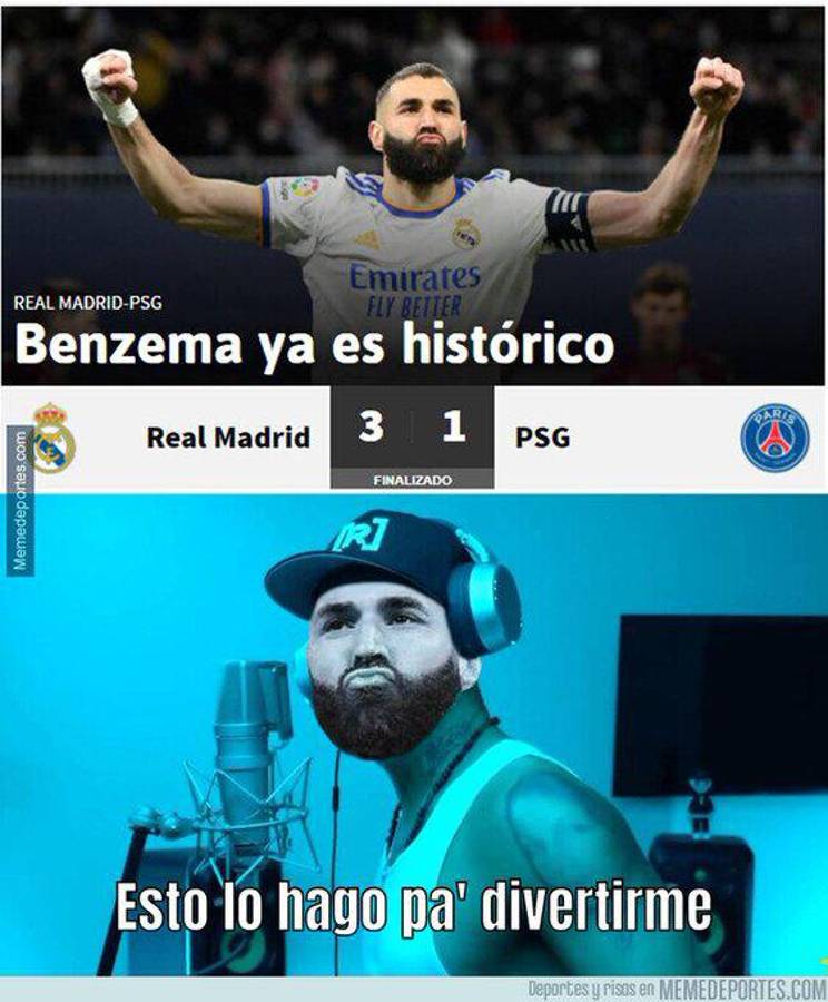 Los otros memes que dejó el Real Madrid-PSG de la Champions donde destrozan a Messi