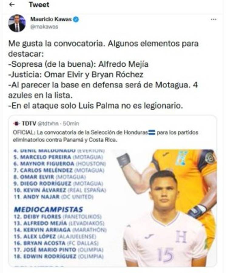 Sin reproches: prensa hondureña reacciona tras convocatoria de Honduras con 'Bolillo' Gómez