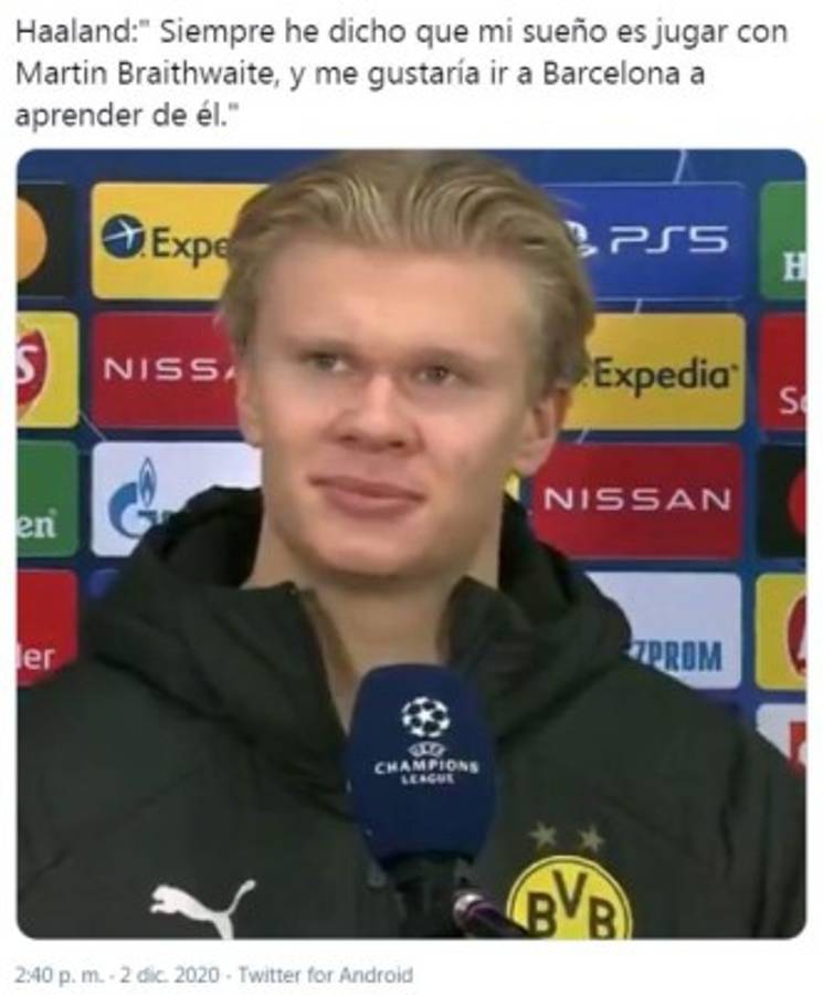 Barcelona golea en la Champions y los memes no paran de burlarse del Real Madrid