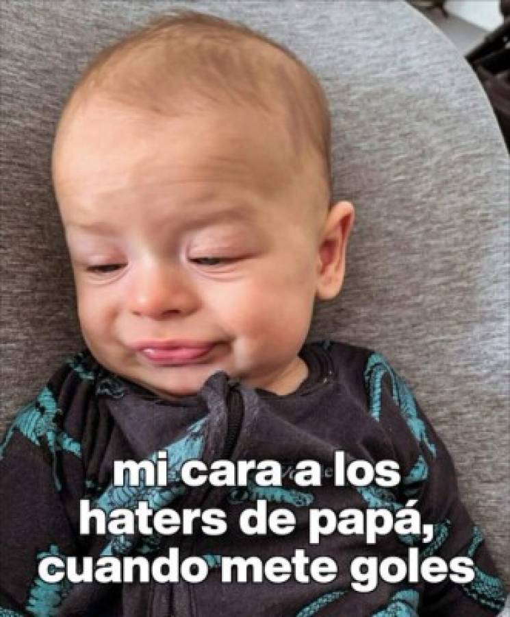Chicharito Hernández busca el mejor meme para su hijo y las redes explotan