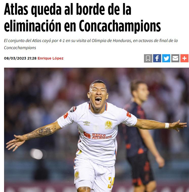 “Terror en Honduras”, “exhibición” y “la novatez les costó caro”: Así reaccionan en México el día después del Olimpia-Atlas