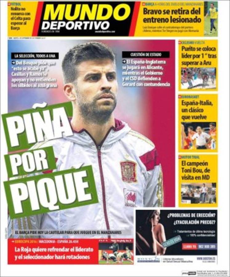 Las portadas de los diarios más importantes en el mundo