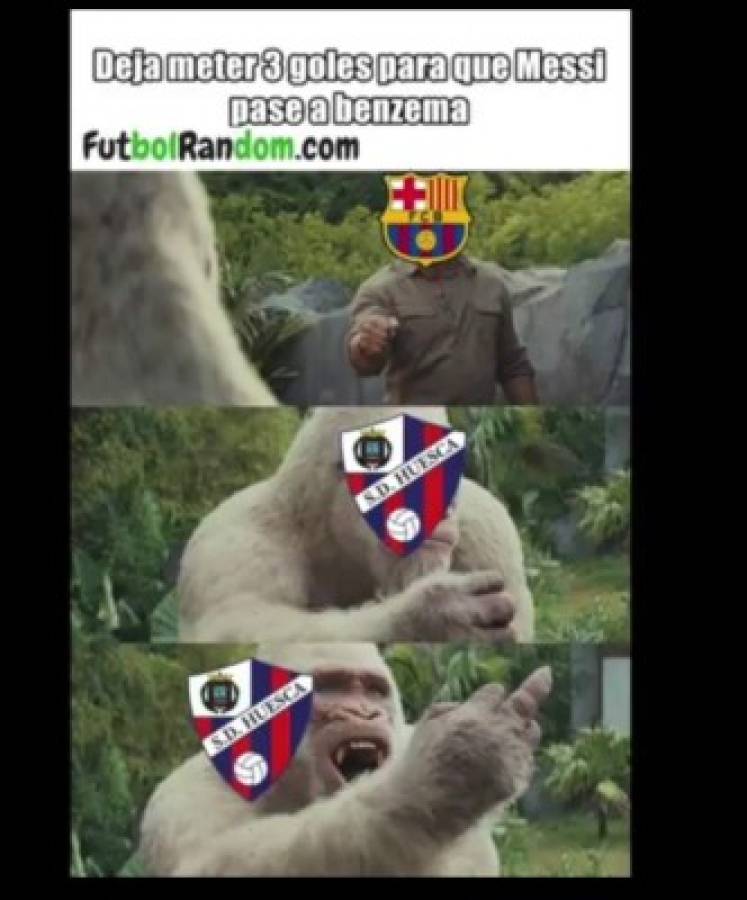 Crueles: Los memes de la paliza del Barcelona al Huesca en el Camp Nou