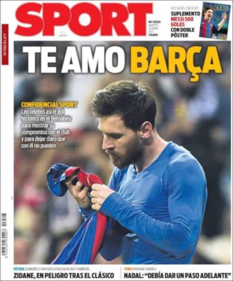 ¡Picantes! Messi sigue robándose las portadas en el mundo