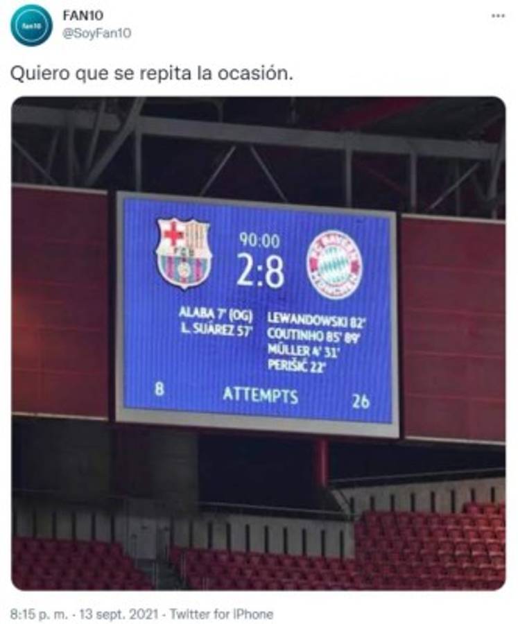 ¿Otra paliza? Los memes hacen trizas al Barcelona previo al partido contra el Bayern Múnich por la Champions