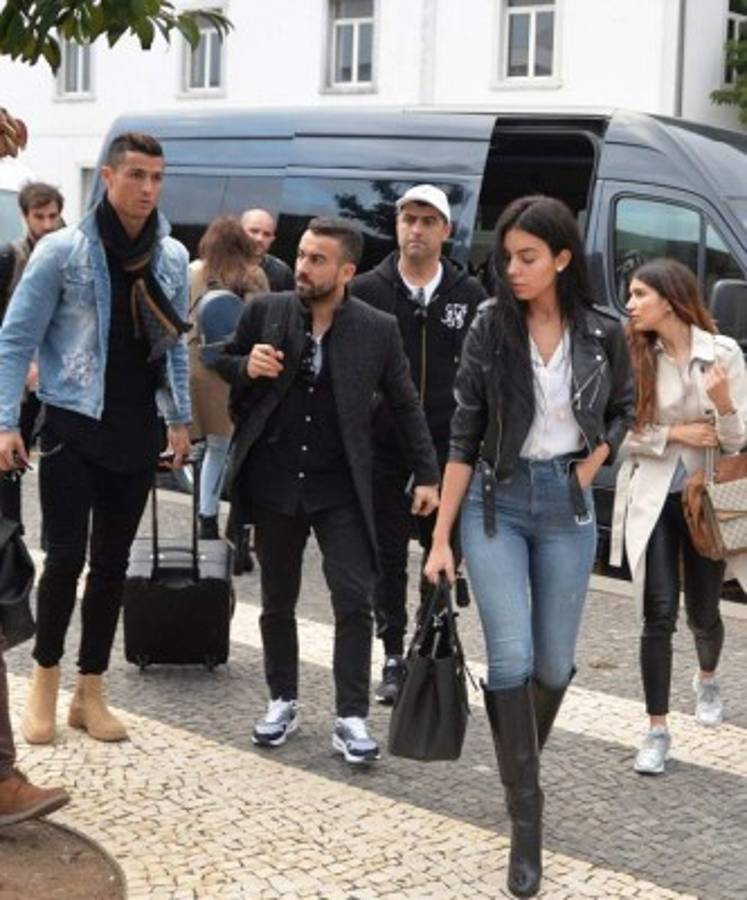 Georgina Rodríguez, la novia de Cristiano, causó furor en Portugal