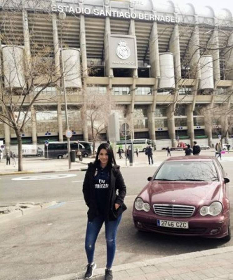 Gaby Perdomo, la guapa seguidora del Real Madrid y fanática de Sergio Ramos