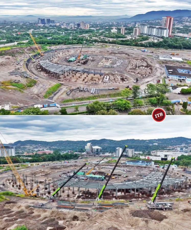 ¡Mega obra! Así avanza la construcción del estadio más grande que tendrá Centroamérica y uno de los más modernos en Latinoamérica