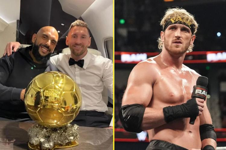 El guardaespaldas de Messi salió al cruce y le responde a Logan Paul: “Puedes pelear contra mí”