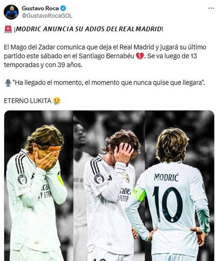 Modric se marcha del Real Madrid y así reacciona la prensa mundial: La peor noticia del año; Ya no nos queda nada...