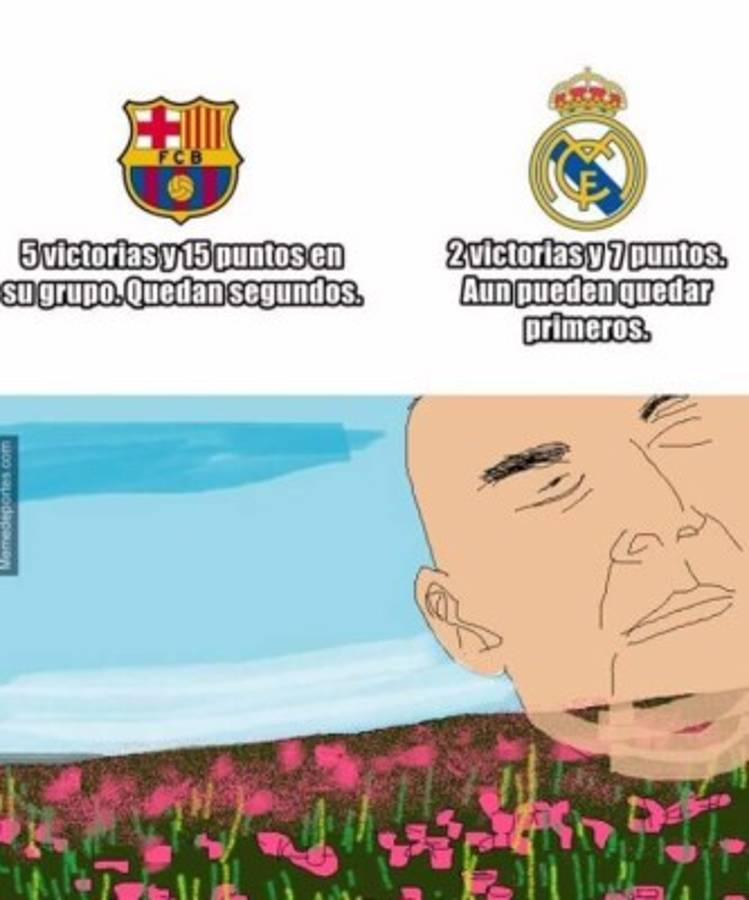 Los memes hacen pedazos al Barcelona para clasificación del Real Madrid a octavos y no a la Europa League  