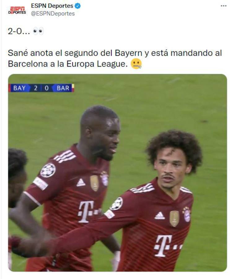 Memes: Bayern destroza a Barcelona y se desatan las burlas por jugar UEFA Europa League