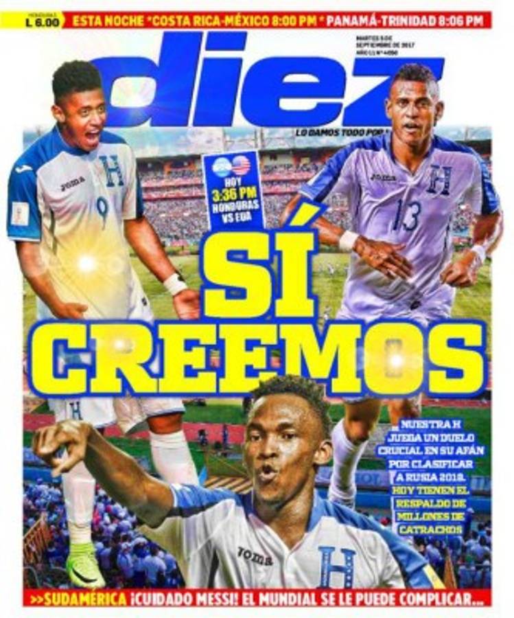 IMPERDIBLES: Así amanecieron las portadas de Concacaf y del mundo