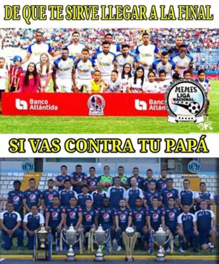 Afición ya calienta la final entre Olimpia y Motagua con divertidos memes