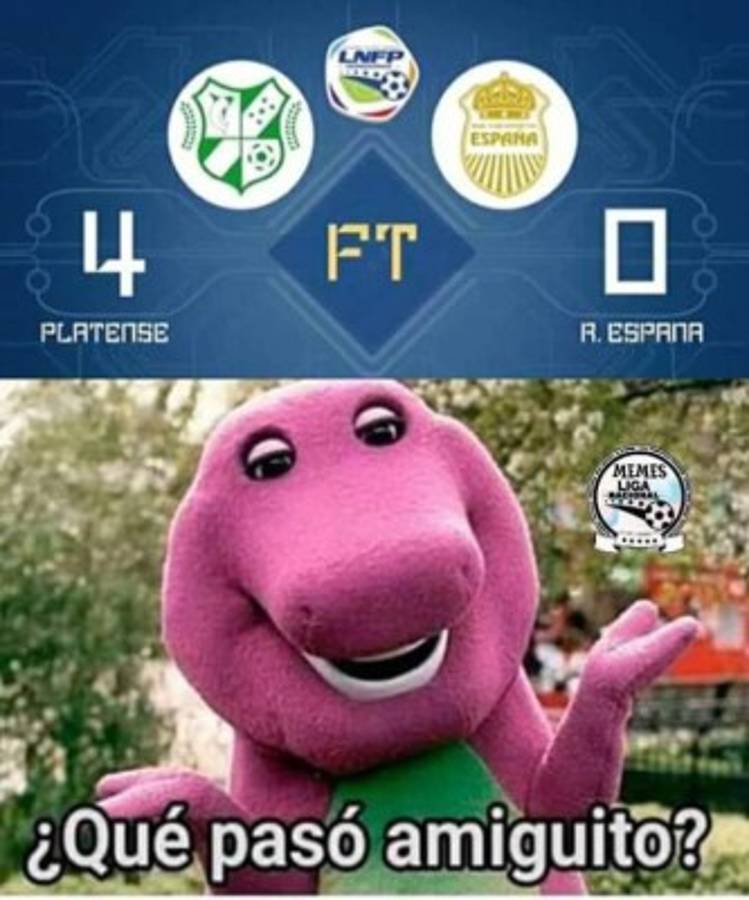 Real España y Olimpia caen y son atacados con divertidos memes
