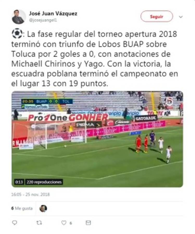 Lo que dicen los periodistas y medios mexicanos del gol de Michaell Chirinos