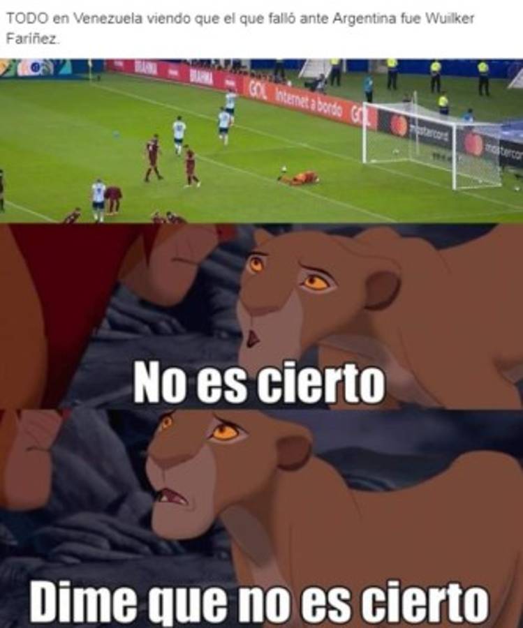 Brasil, Messi y los memes del triunfo de Argentina sobre Venezuela en la Copa América 2019