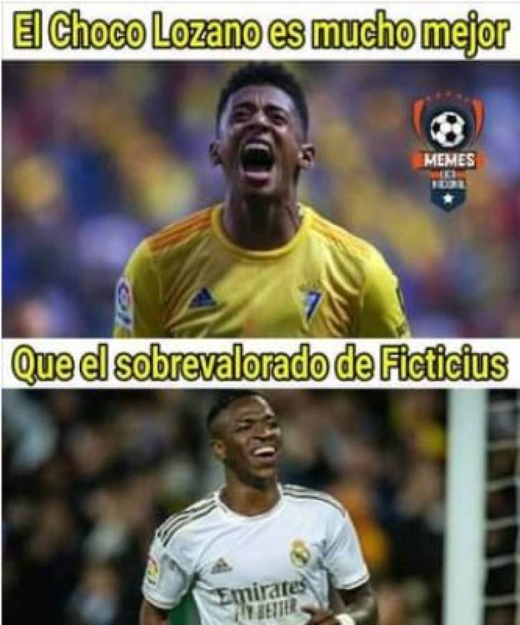 Messi, CR7 y hasta Vinicius: Los jocosos memes que dejó el hattrick del Choco Lozano ante Villarreal