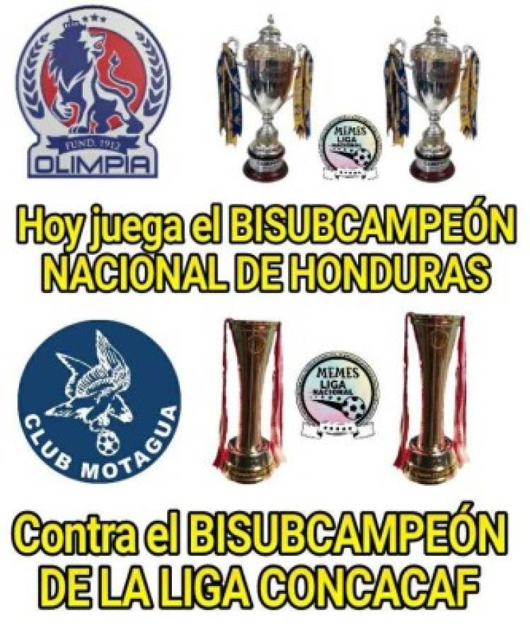 Olimpia tiene de hijo a Motagua y los memes no pueden faltar en contra de los azules