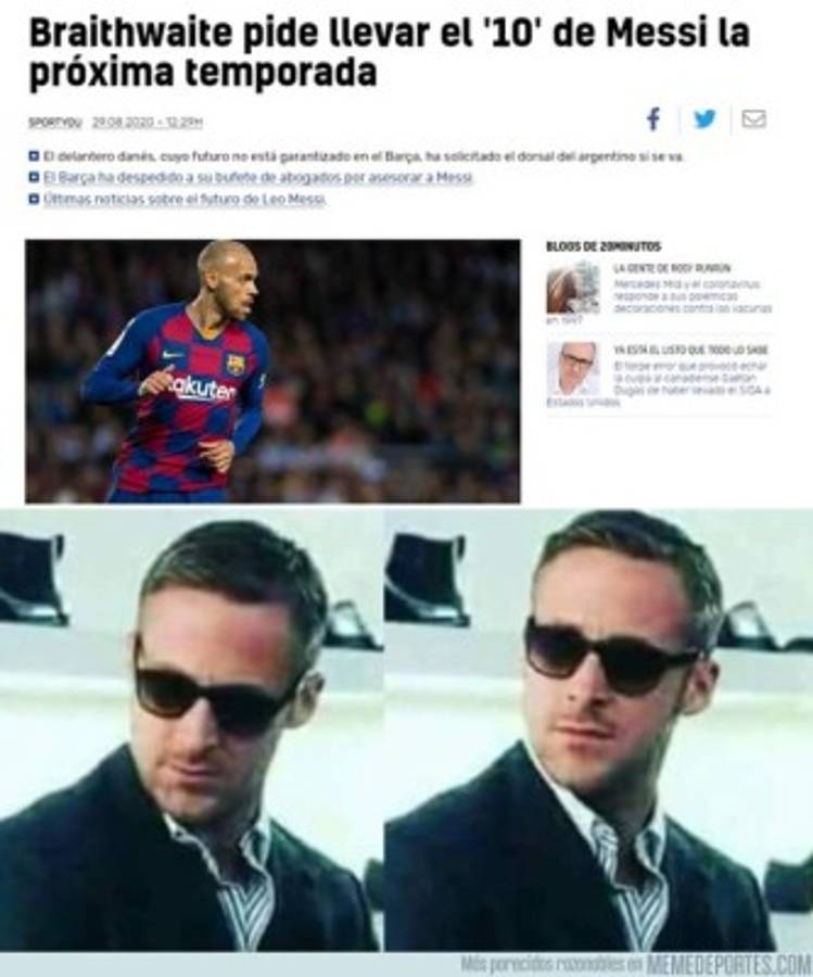 Messi se va del Barcelona y los memes provocan un caos en las redes sociales
