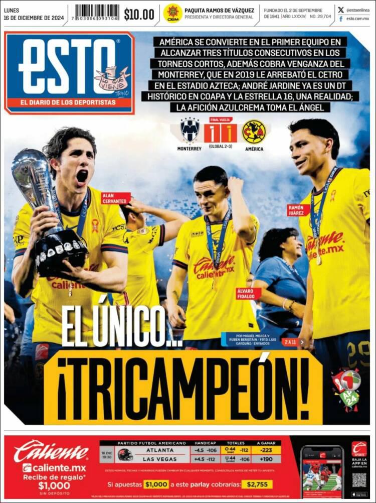 ¿Qué dijo Faitelson? América es tricampeón histórico y así reacciona la prensa: “Ya aburre porque gana siempre”