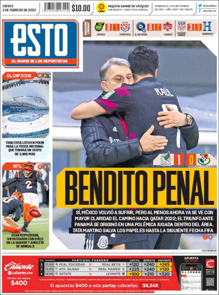 ‘‘Asalto a mano armada en el Azteca’’ y ‘‘la manita de Concacaf’’: así reacciona la prensa tras el polémico triunfo de México sobre Panamá