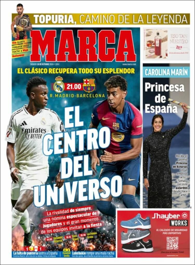 “Ganas de volver a ganarles”: la reacción de la prensa previo al Clásico Real Madrid-Barcelona en el Santiago Bernabéu