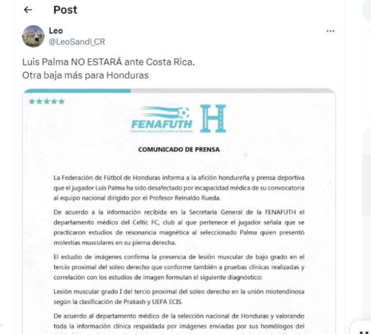 ”Si no se logra pasar ante Honduras, Gustavo Alfaro debe renunciar”, Prensa Costarricense mete presión tras las bajas de La H