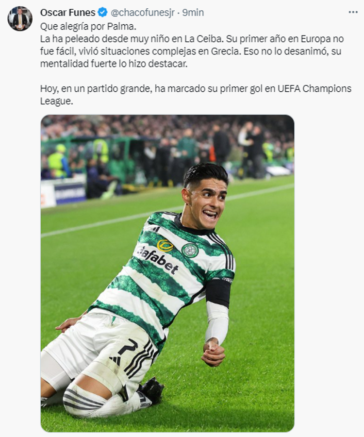 ”El mejor de Centroamérica”: prensa internacional se emociona con gol de Luis Palma en Champions ante Atlético