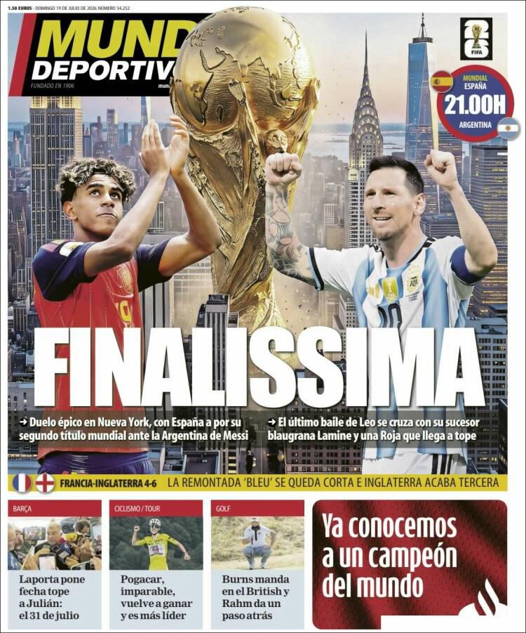 No tiene equipo; el último baile de Messi: prensa previo a la final del Mundial